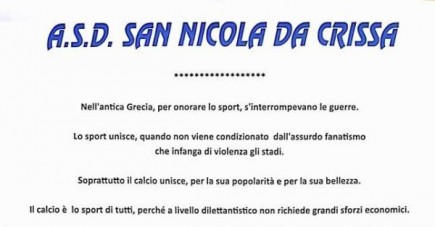 Ringraziamento cena conviviale