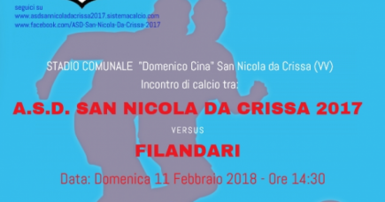A.S.D. SAN NICOLA DA CRISSA 2017 - FILANDARI